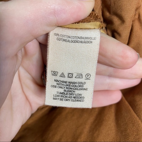 Free People | Burnt Orange Taper Leg Cargo Pants - Picture 8 of 8